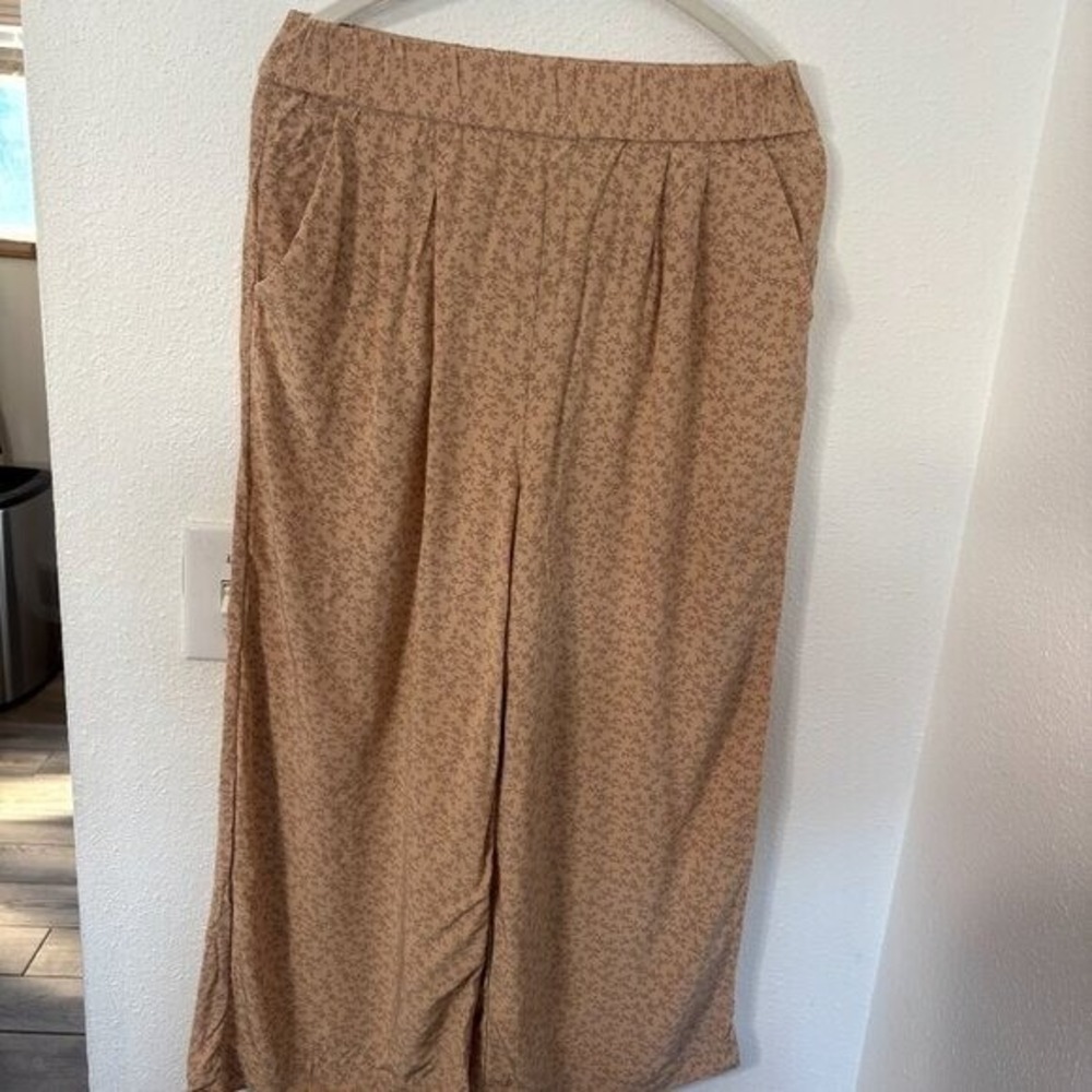 Anthropologie Paris Atelier & Other Stories Flowy Floral Cropped Pants Size 0